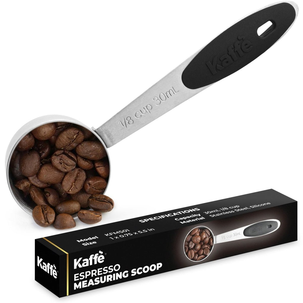 Coffee Measuring Spoon – 1/8 Cup Stainless Steel Scoop - Shop Coffee Hobby