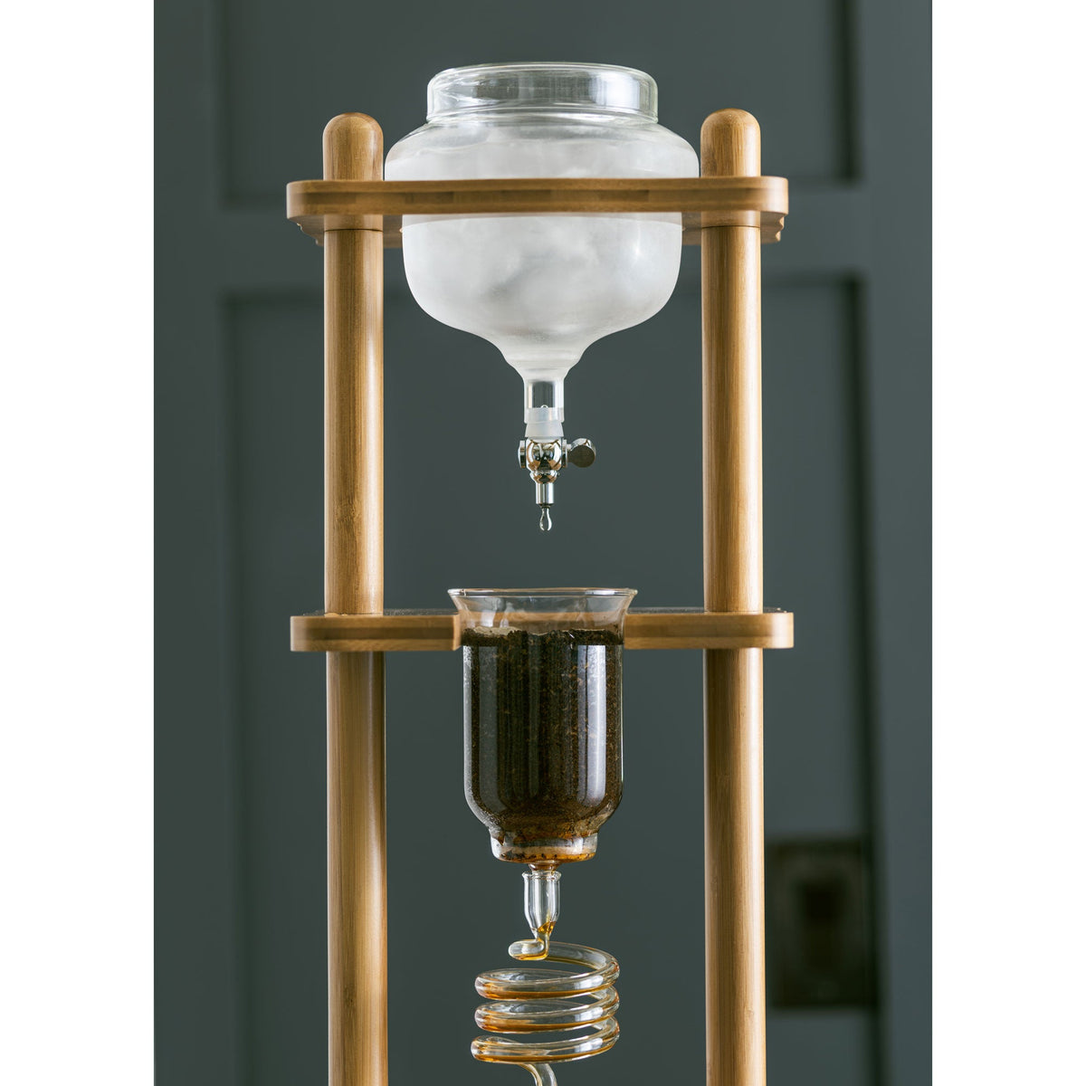 Yama Bamboo Cold Brew Tower - 32 oz, 6–8 Cup