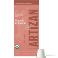 Artizan Coffee Roasters Organic Colombia Espresso, Nespresso compatible pod.