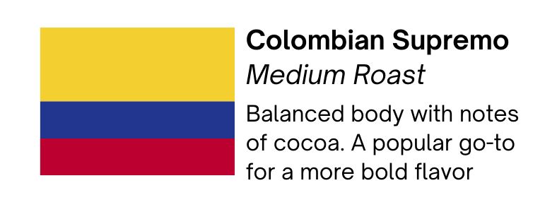 Colombian Supremo Medium Roast Coffee – Bold Body & Chocolate Notes | Bendix Coffee Roasters - Shop Coffee Hobby
