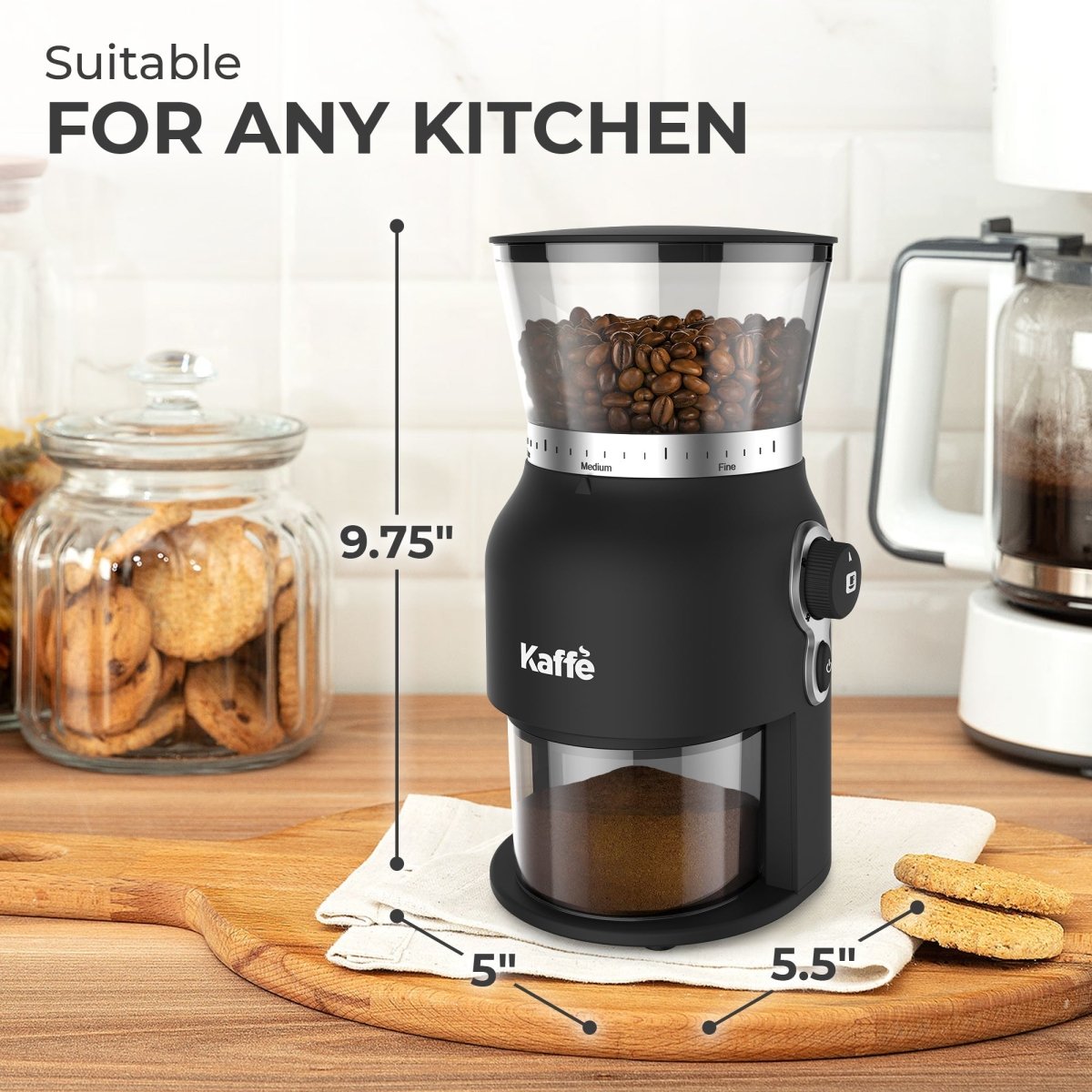 Conical Burr Coffee Grinder, KF8150 - Shop Coffee Hobby
