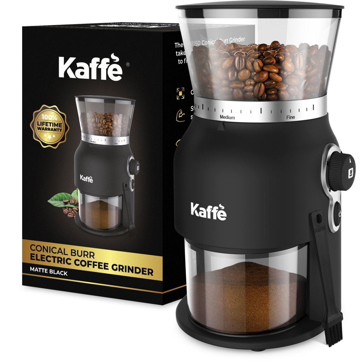 Conical Burr Coffee Grinder, KF8150 - Shop Coffee Hobby