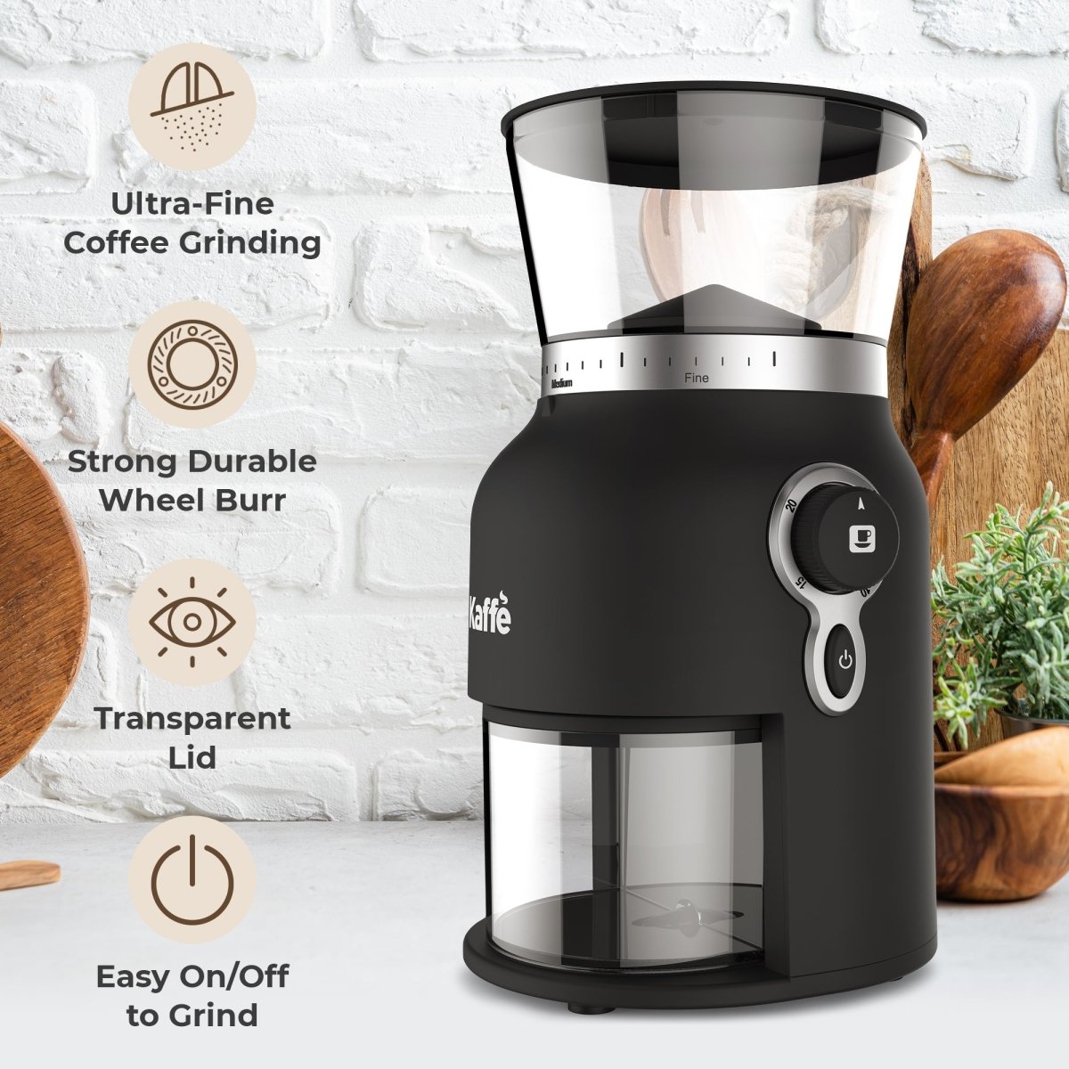 Conical Burr Coffee Grinder, KF8150 - Shop Coffee Hobby
