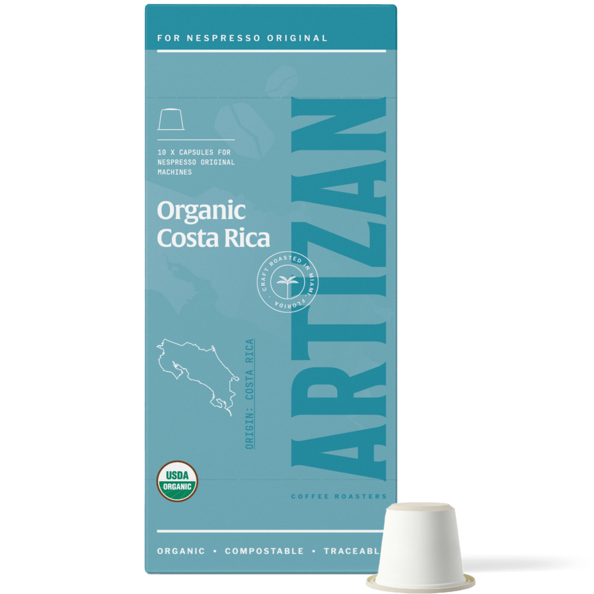 Artizan Organic Single-Origin Costa Rica Espresso – Nespresso Compatible