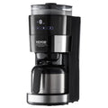 8-Cup Drip Coffee Maker — Built-In Grinder, 3 Brew Strengths