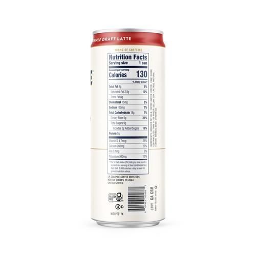 La Colombe Triple Draft Latte, 11 oz Cold Latte Can