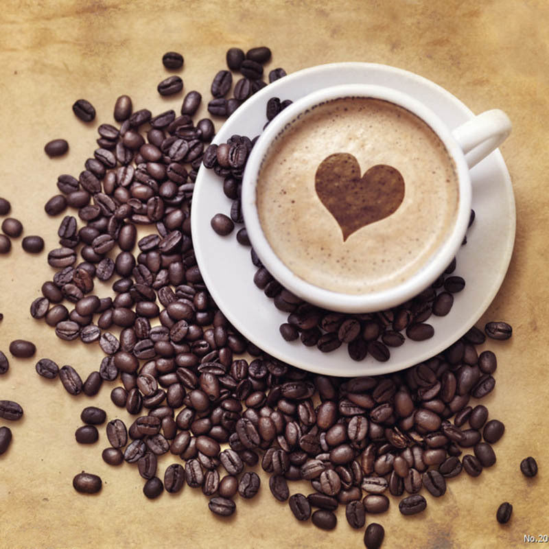 16-Piece Latte Art Stencil Set