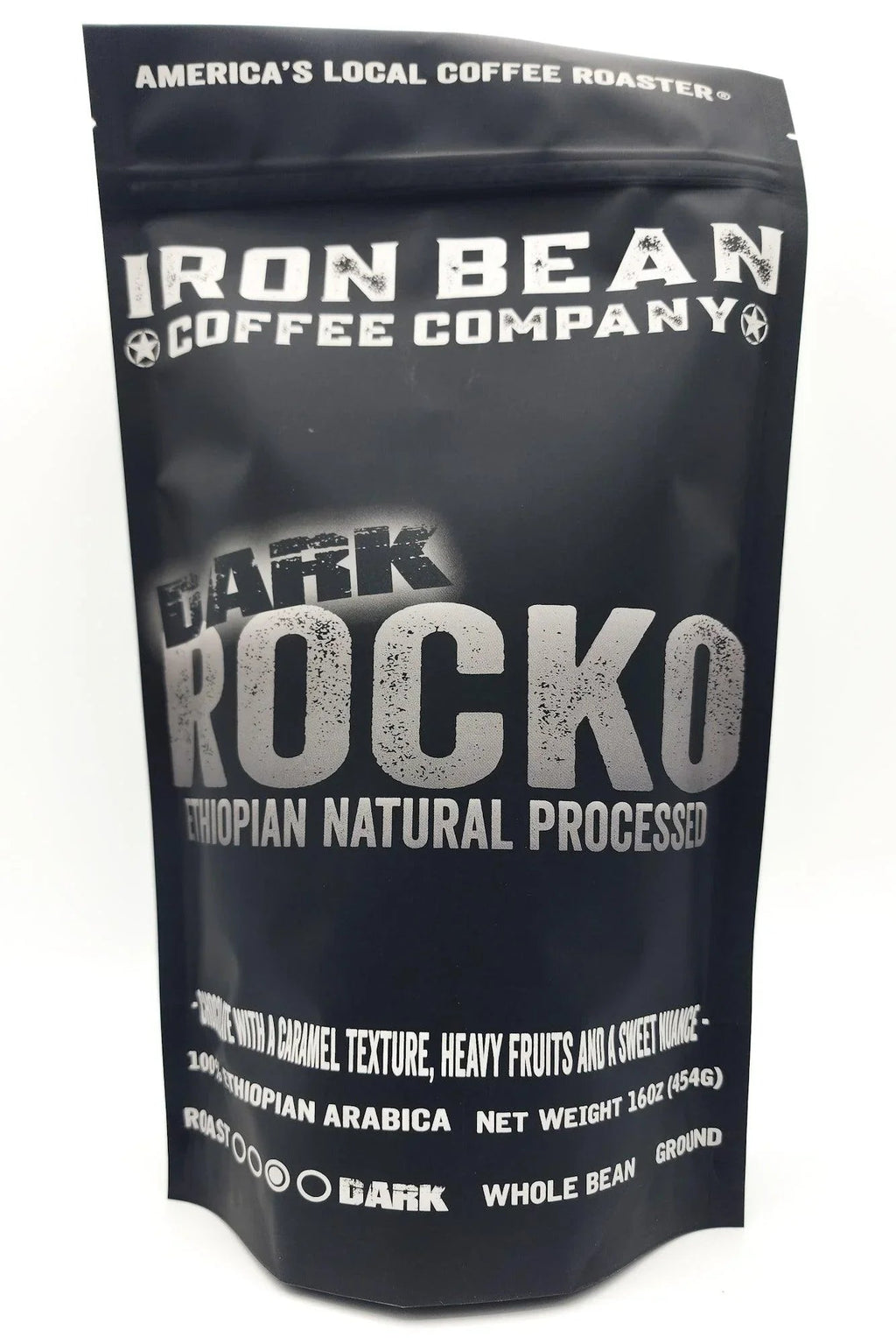 DARK ROCKO - Ethiopian Natural Process - Darker Roast - Shop Coffee Hobby