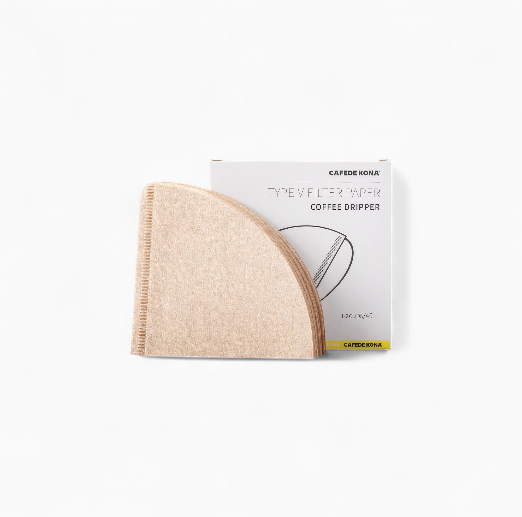 Natural V60 Sector-Shaped Filter Papers - Shop Coffee Hobby