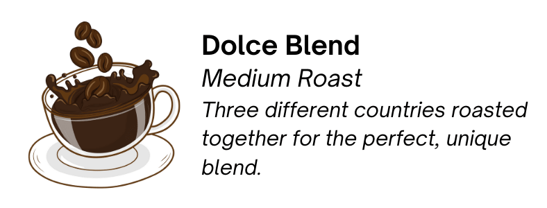 Dolce Blend – Medium Roast Coffee | Ethiopia, Brazil & Costa Rica | Bendix Coffee Roasters - Shop Coffee Hobby