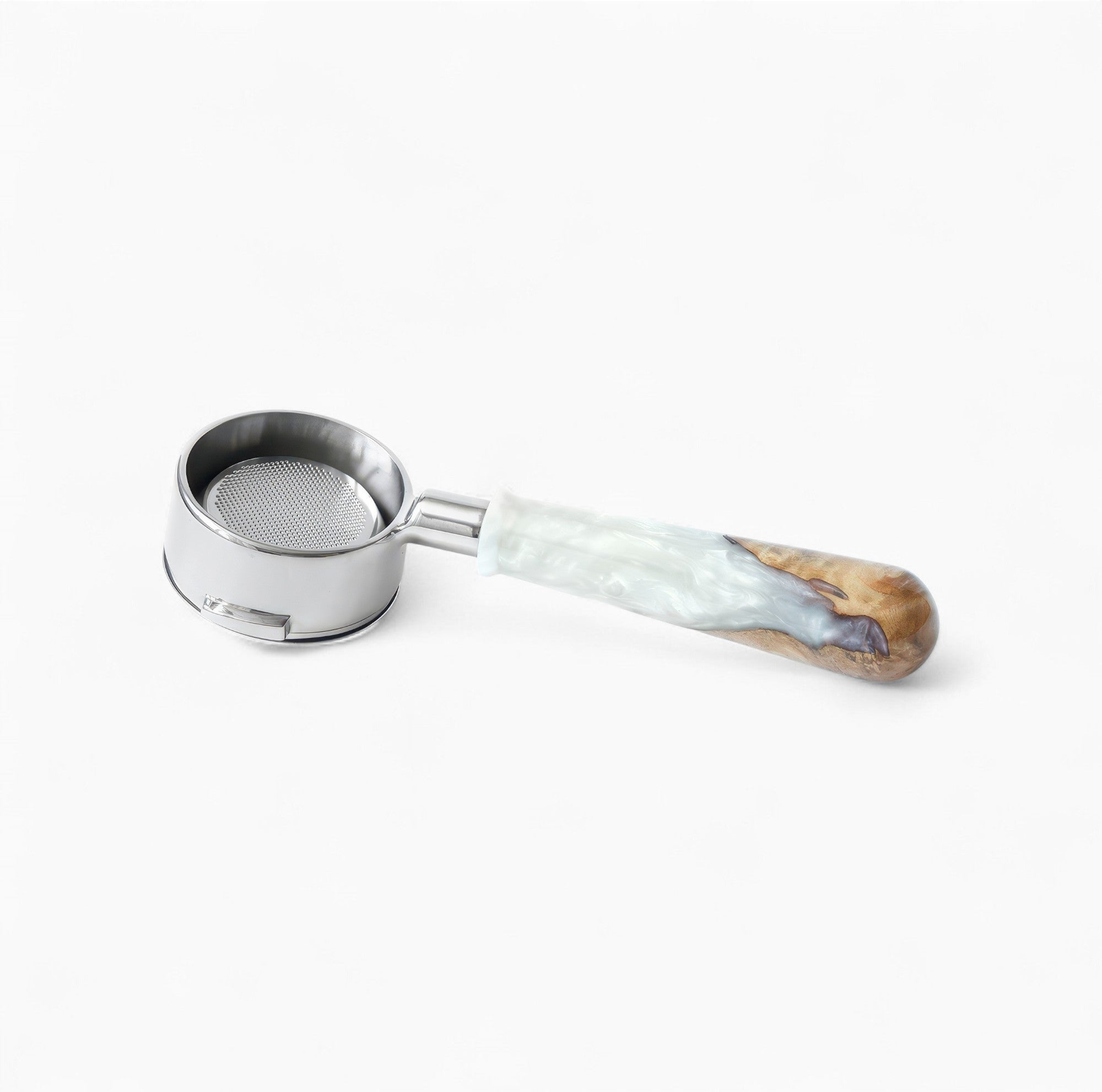 Walnut & Resin Handle Bottomless Portafilter