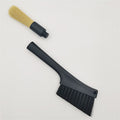 Dual-Head Grinder Cleaning Brush - Detachable, PET Wool Bristles