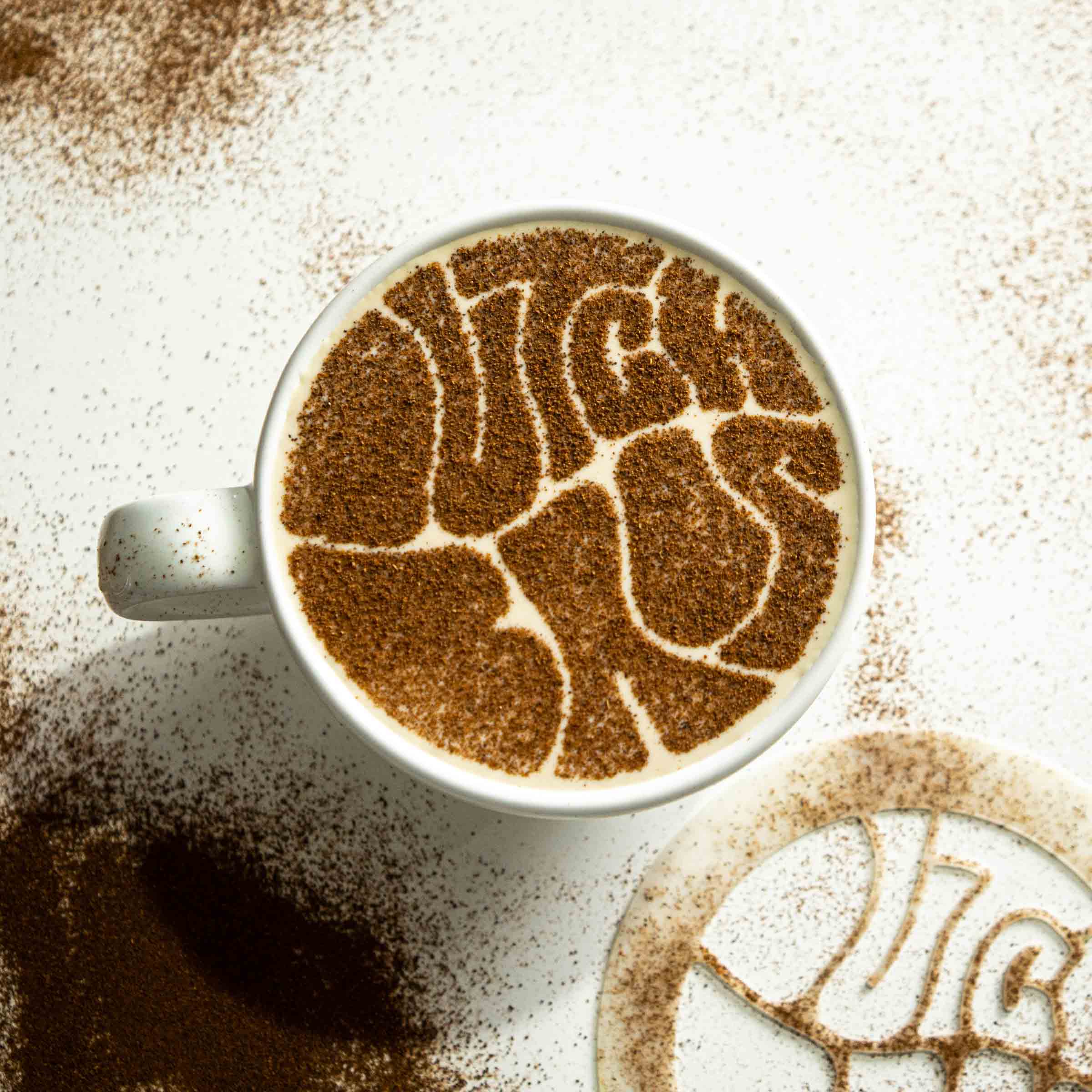 Motivational Coffee Stencils