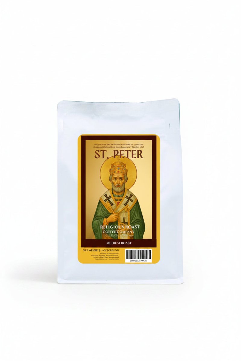 GuadalupeRoastery Early Church, Early Morning — St. Peter Edition, 12oz whole bean and ground coffee.