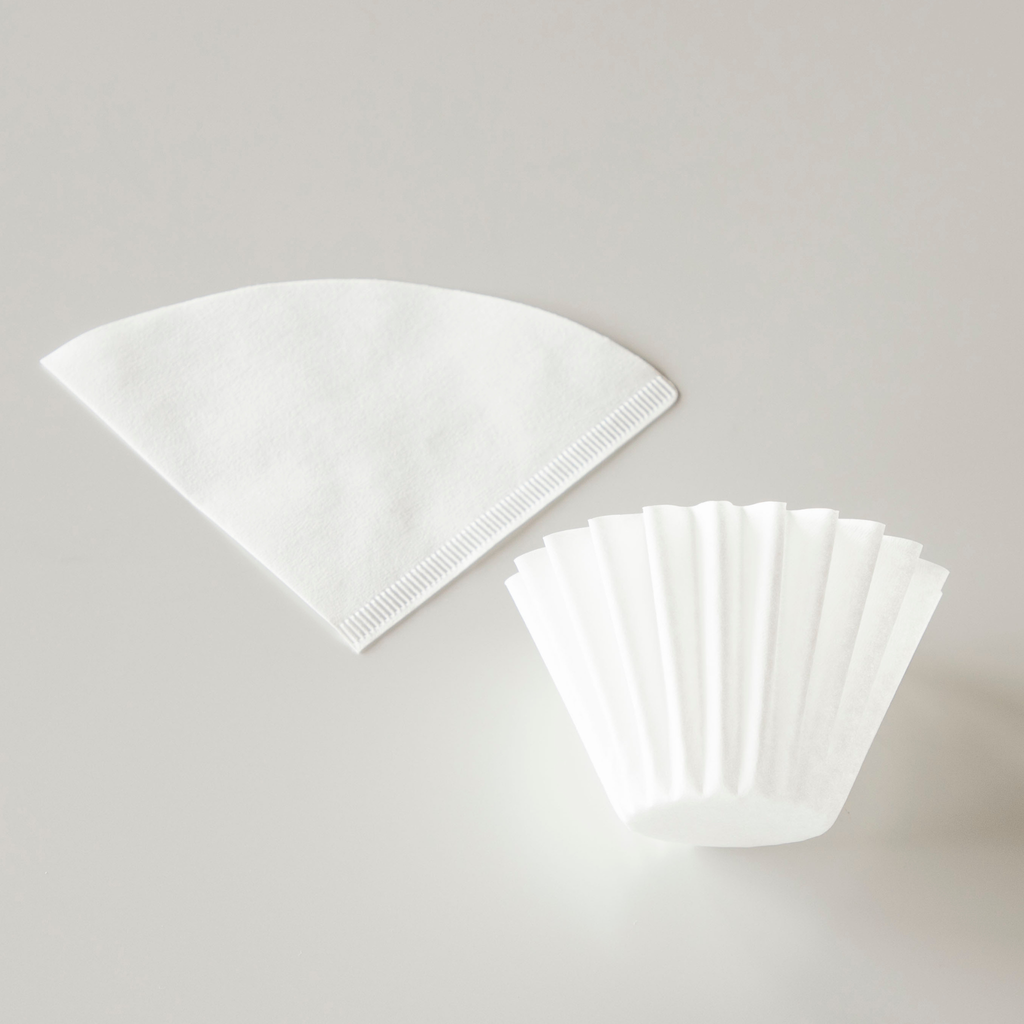 ORIGAMI Cone & Wave Coffee Filter Set – 100 Filters, S or M