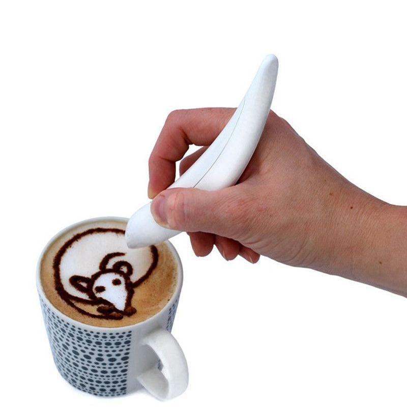 Electronic Latte Art Pen for Coffee Foam Design - Shop Coffee Hobby