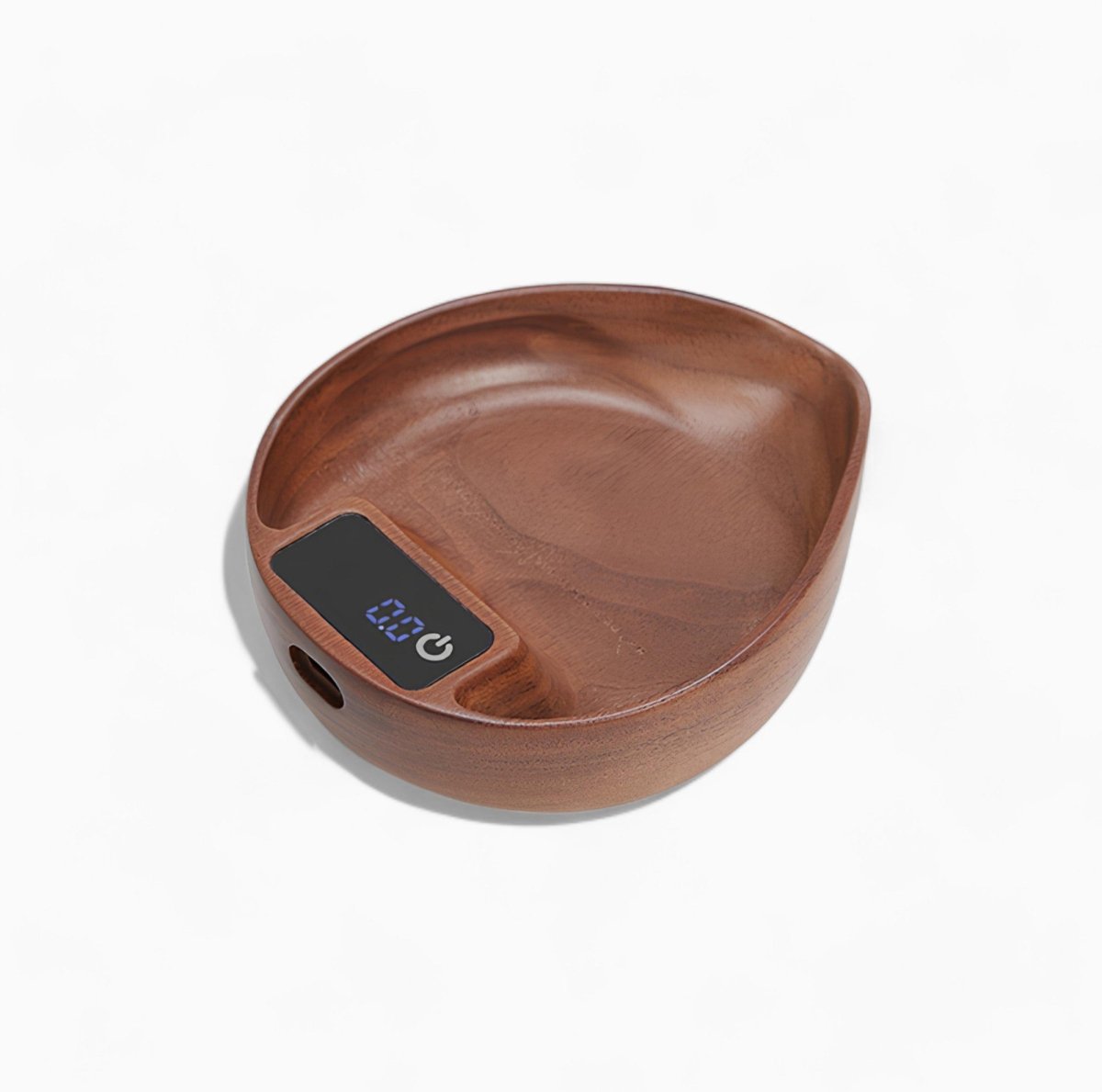 Electronic Walnut Coffee Scale With Leaf Shade - Shop Coffee Hobby