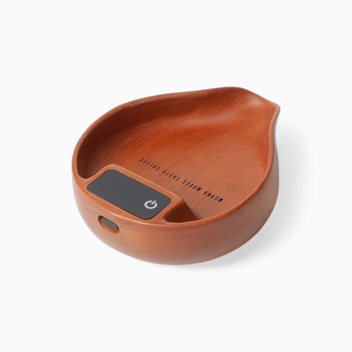 Electronic Walnut Coffee Scale With Leaf Shade - Shop Coffee Hobby