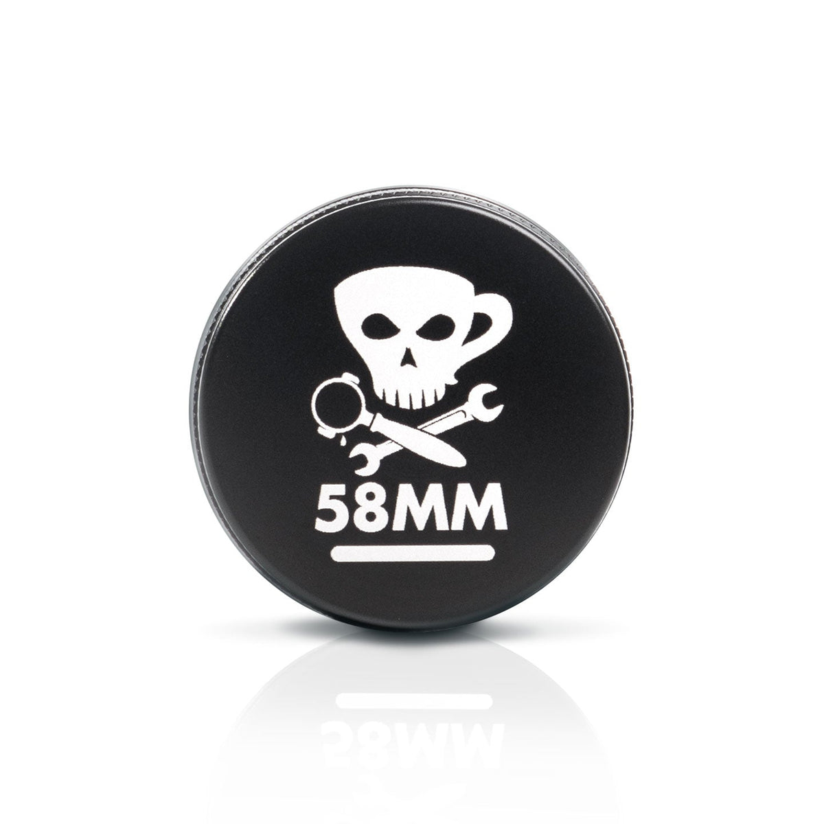 58mm Espresso Distribution Tool & Leveler, Adjustable Depth, Black