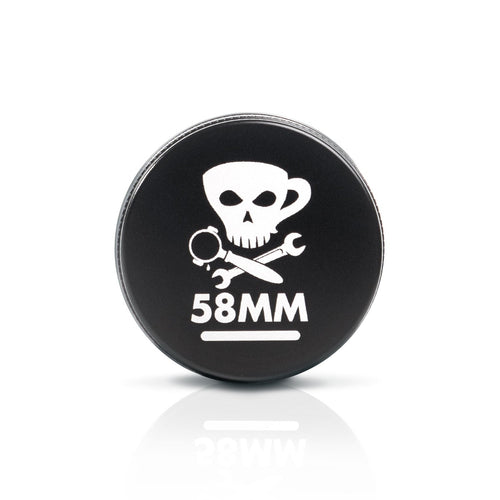 58mm Espresso Distribution Tool & Leveler, Adjustable Depth, Black