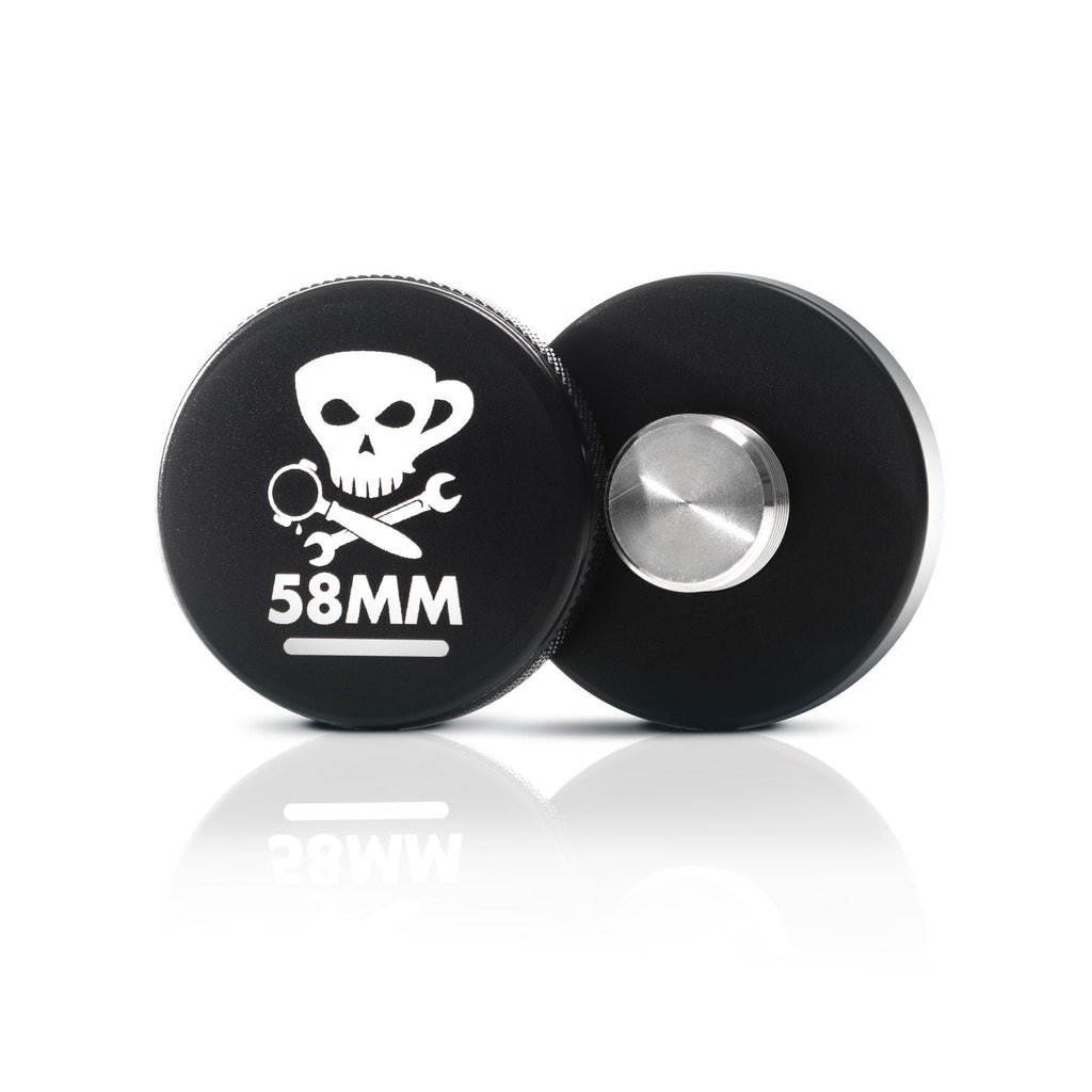 58mm Espresso Distribution Tool & Leveler, Adjustable Depth, Black
