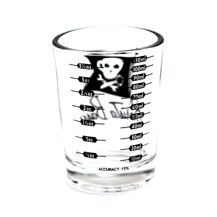 4 oz measuring glass with mL markings for Espresso Parts Barista Basics range.