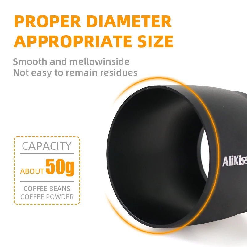 Espresso Dosing Funnel Coffee Dosing Cup Blind Shaker for 58Mm E61 Portafilter Machine Accessories Barista Tools - Shop Coffee Hobby