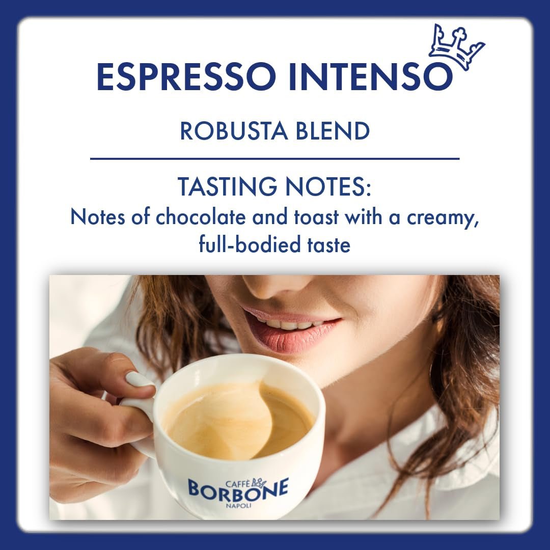 Espresso Intenso Whole Bean Coffee, 100% Robusta Blend, Medium Roast, 2.2 Lb Bag (Pack of 1) - Haynesworld General Goods