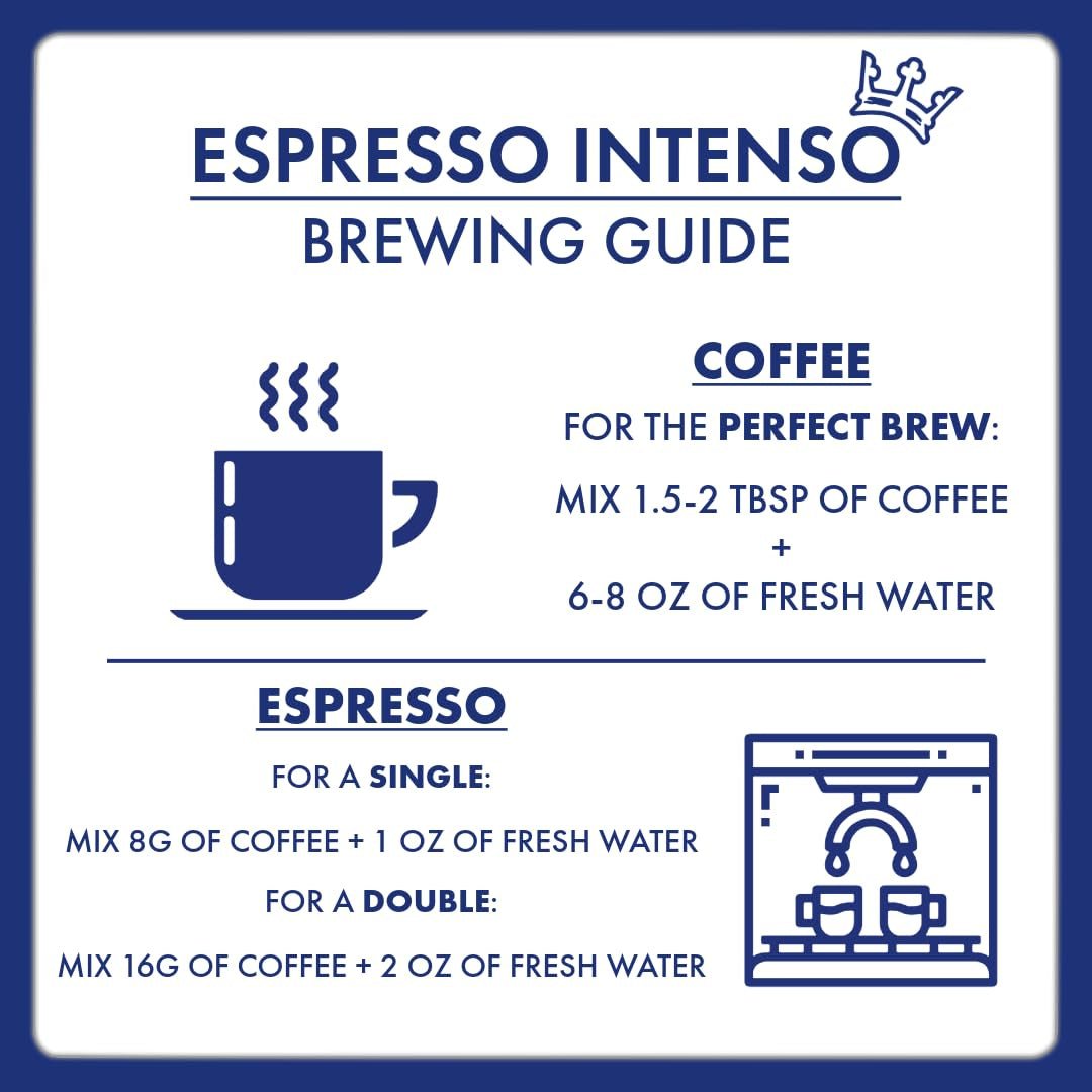 Espresso Intenso Whole Bean Coffee, 100% Robusta Blend, Medium Roast, 2.2 Lb Bag (Pack of 1) - Haynesworld General Goods