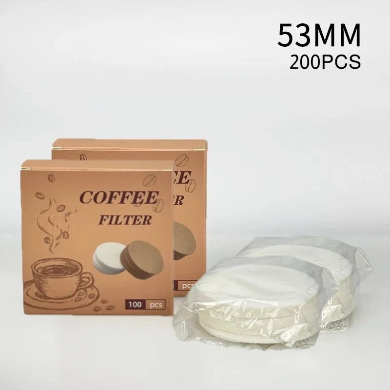Espresso Paper Filters – 51mm / 53mm / 58mm – 100pcs & 200pcs Puck Filter Papers for Portafilters - Shop Coffee Hobby