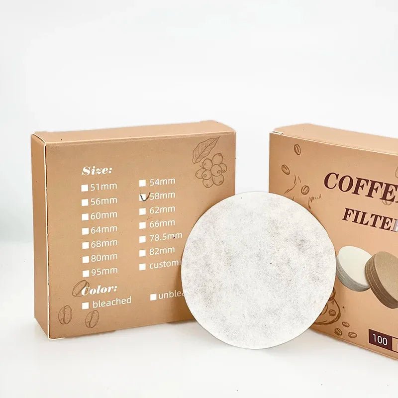 Espresso Paper Filters – 51mm / 53mm / 58mm – 100pcs & 200pcs Puck Filter Papers for Portafilters - Shop Coffee Hobby