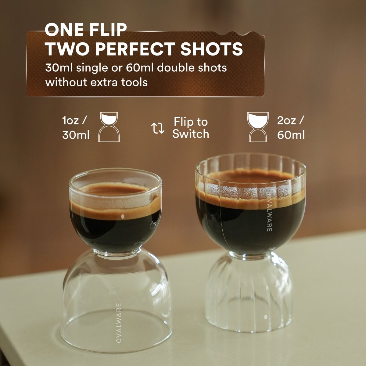 Espresso Shot Glass (Set of 2) - Shop Coffee Hobby