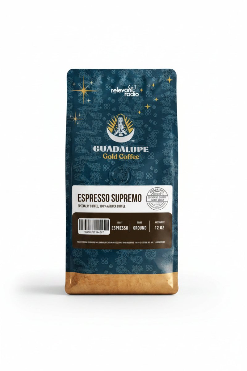 GuadalupeRoastery Espresso Supremo — Single-Origin Medium-Dark Roast, 12oz Whole Bean & Ground