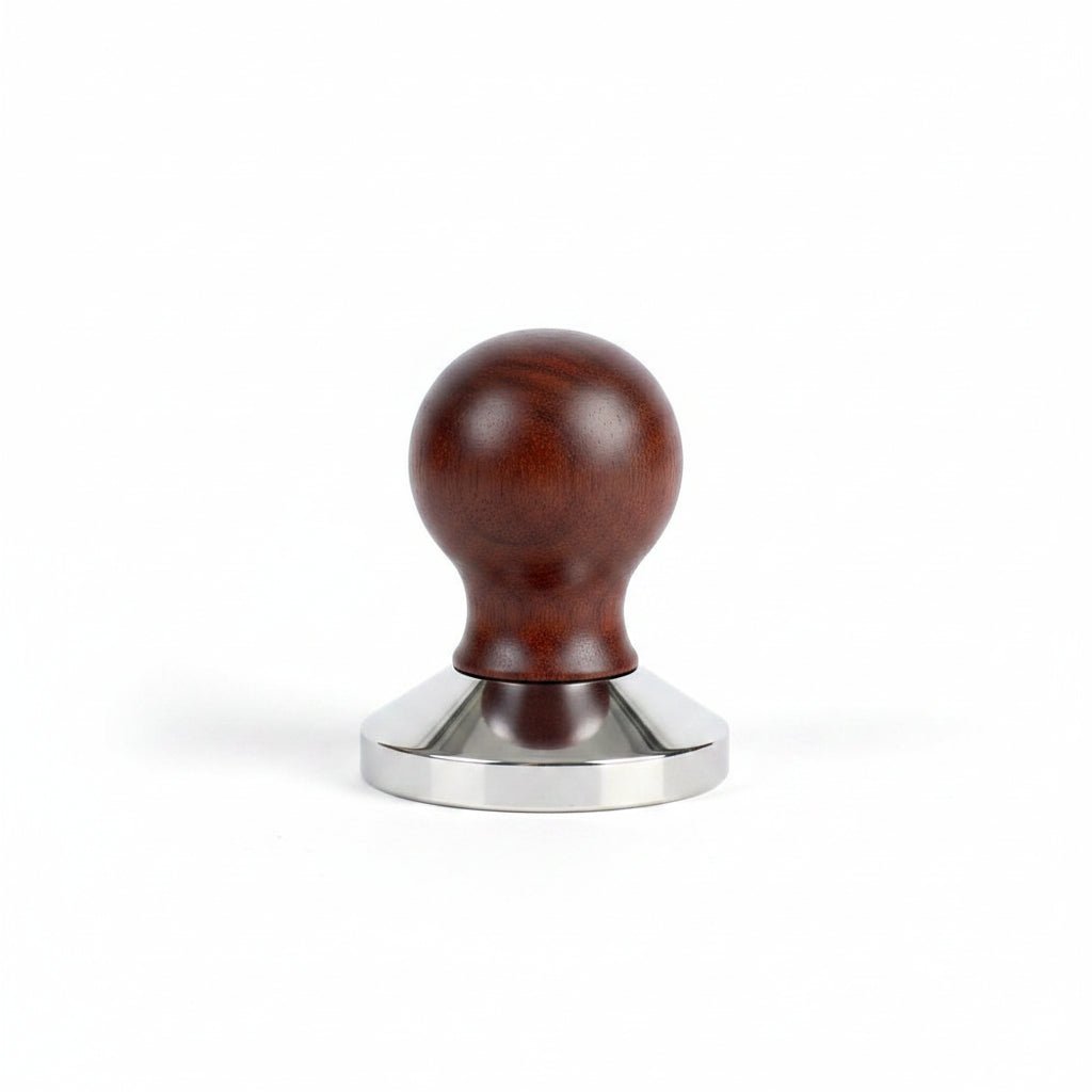 eprolo Espresso Tamper with 304 Stainless Steel and Walnut Handle - 58mm