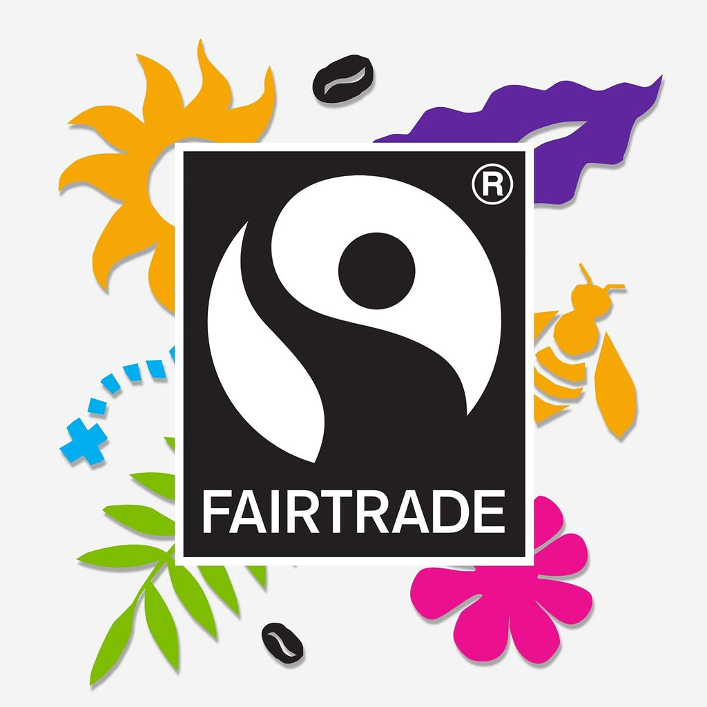Fairtrade Organic Coffee, Whole Bean Espresso Coffee (12 Oz Bag), Sweet Espresso Medium Dark Roast, 0.75 Lb - Haynesworld General Goods