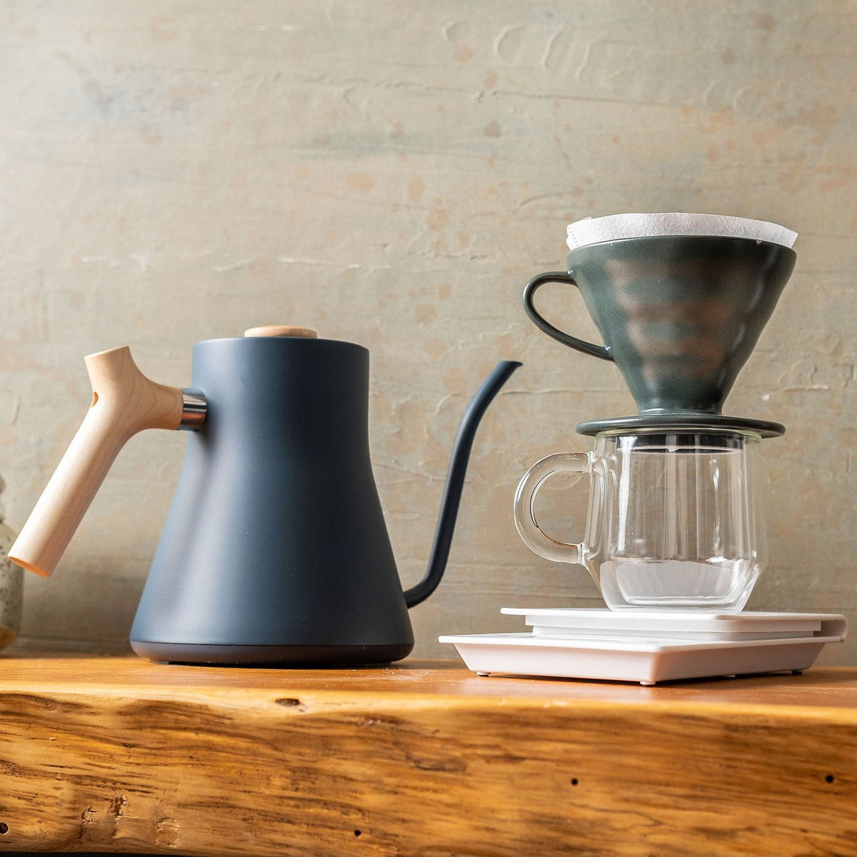 Juniper version of the Hario V60 02 Ceramic Pour-Over Coffee Dripper