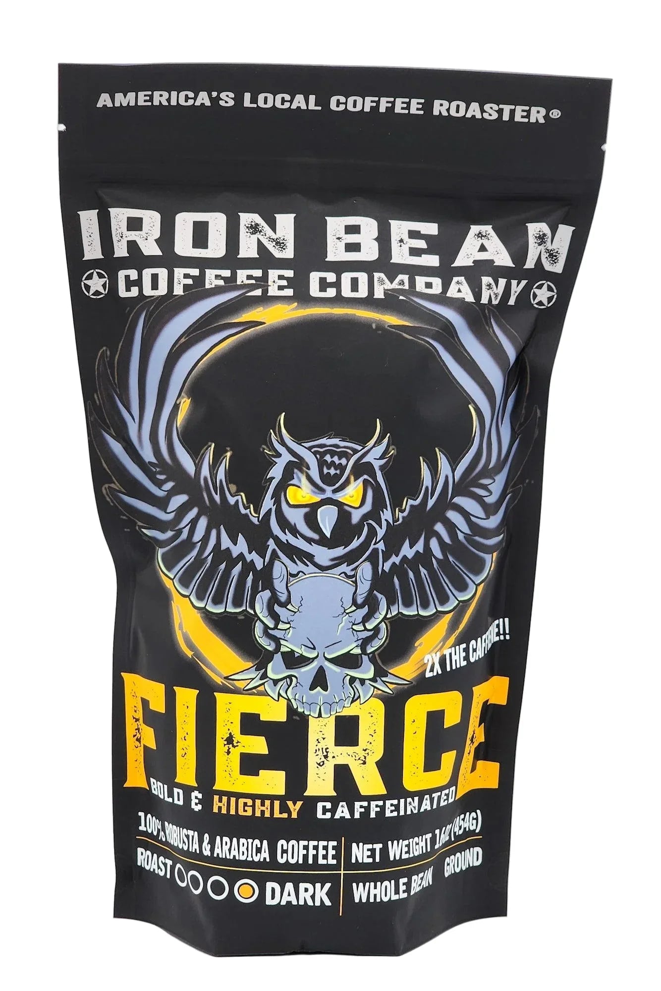 Fierce™ - Highly Caffeinated Dark Roast - Shop Coffee Hobby