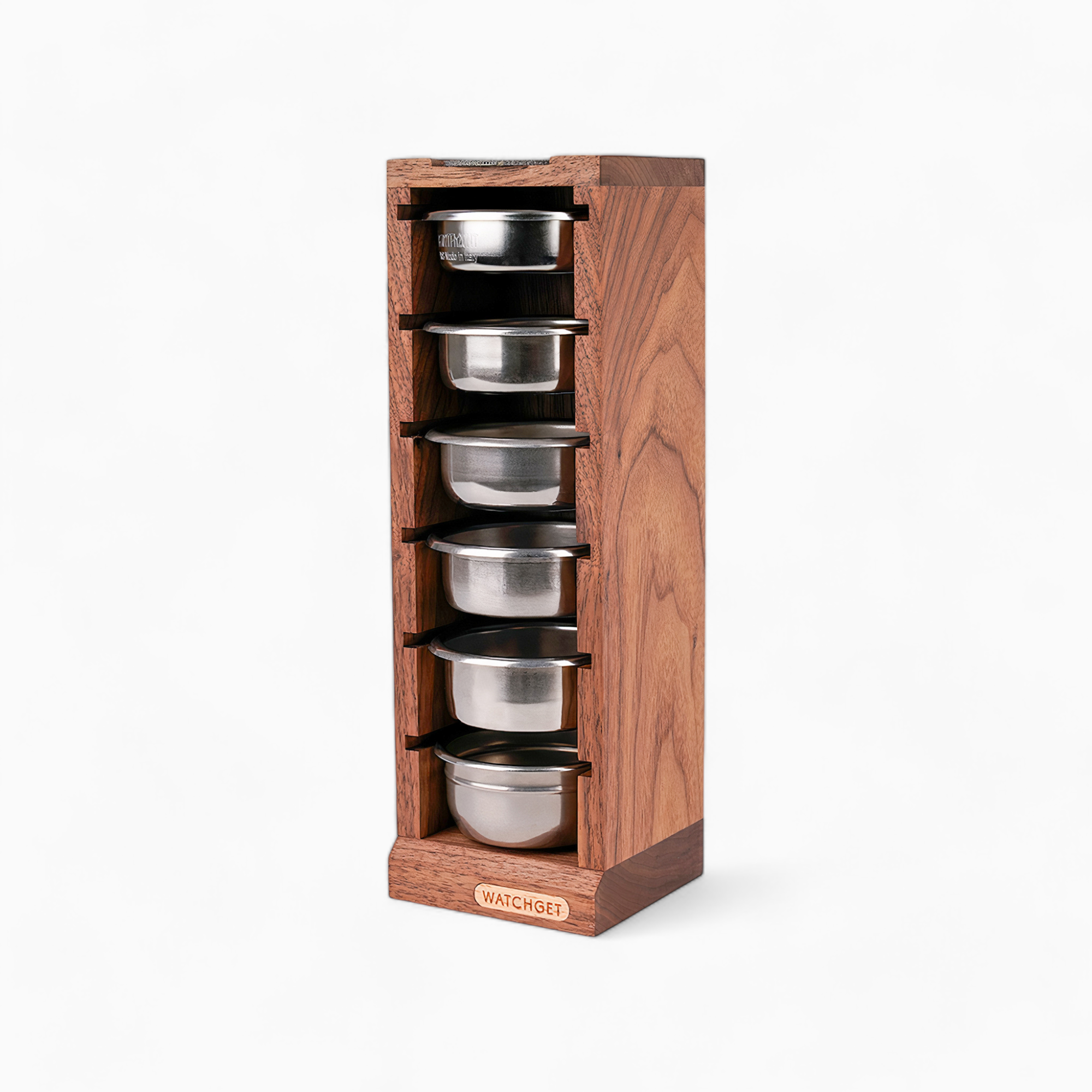 Walnut Filter Baskets Storage - Shop Coffee Hobby