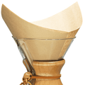 CHEMEX Natural Pre-Folded Square Filters, 100 Count