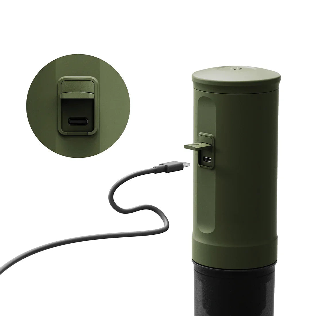 OutIn Nano Portable Electric Espresso Maker – Forest Green