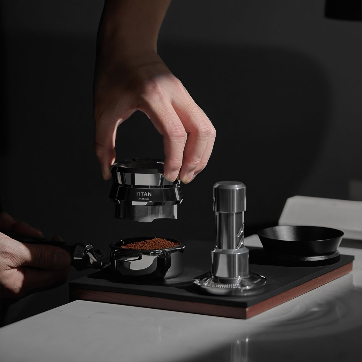 Four Spring Titan Tamper & Distributor - Shop Coffee Hobby