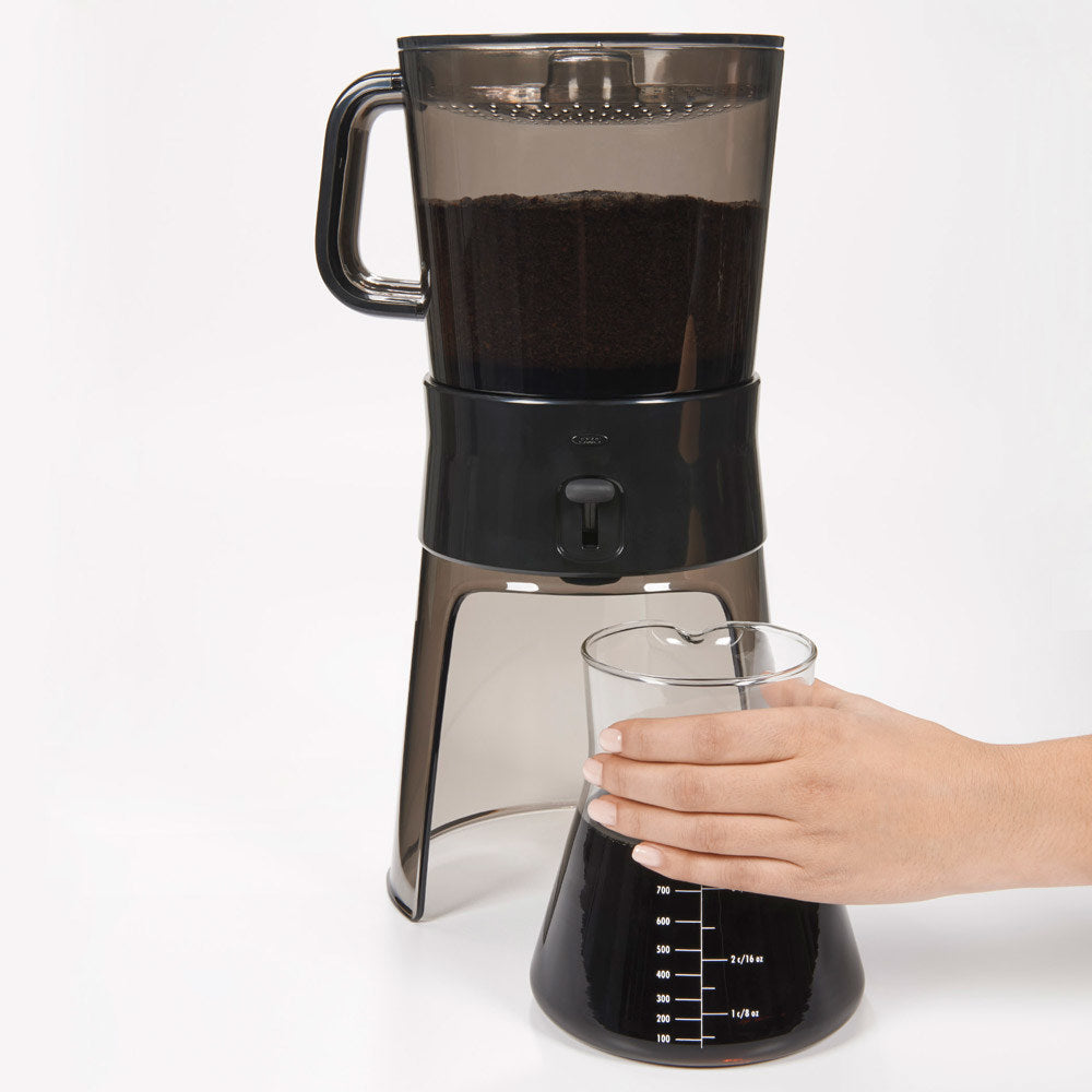 OXO Cold Brew Coffee Maker, 40oz - No-Mess Filtration, Glass Carafe