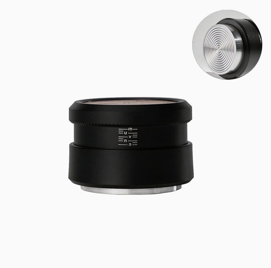 Gravity Tamper and Distributor with Wooden Lid - Shop Coffee Hobby