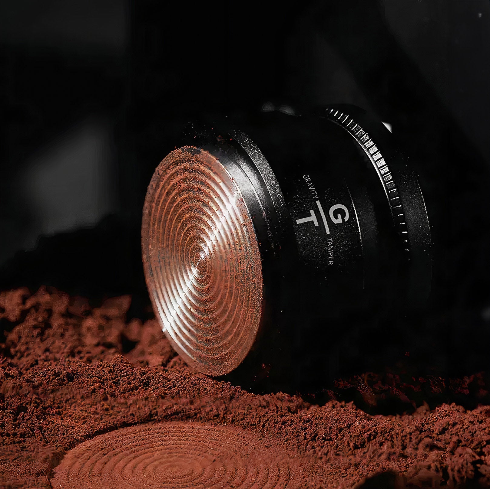 Gravity Tamper and Distributor with Wooden Lid - Shop Coffee Hobby