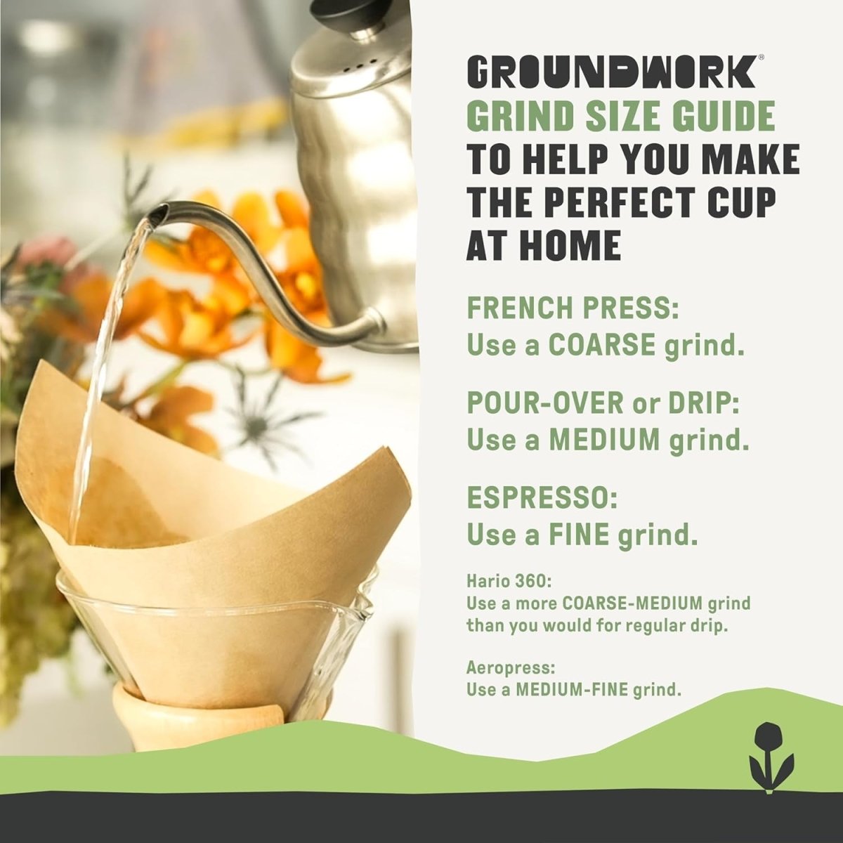 Groundwork Organic Peru Whole Bean Coffee – Single Origin, 10 oz Bag - Shop Coffee Hobby
