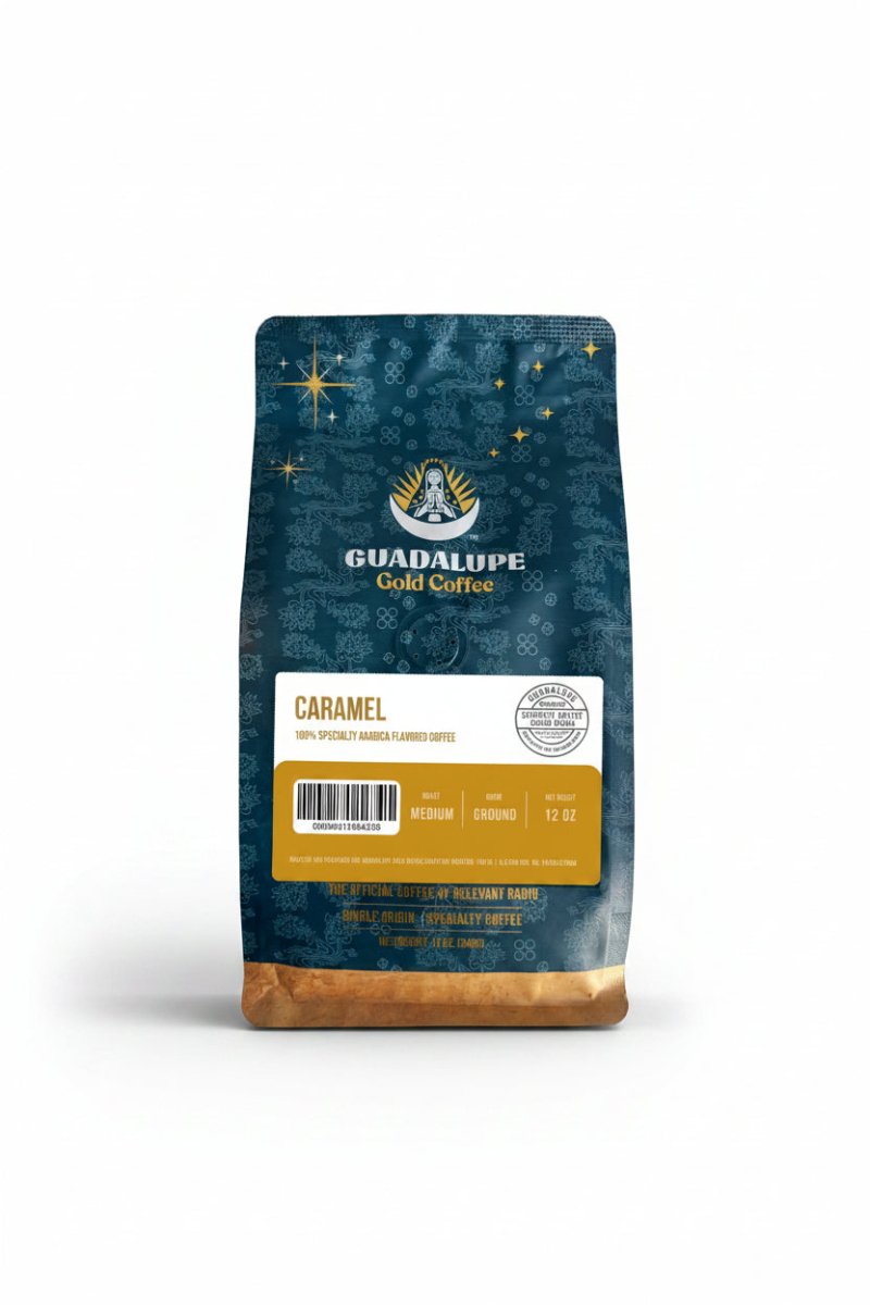 GuadalupeRoastery Guadalupe Gold Caramel Flavored Medium Roast 12oz Ground Coffee