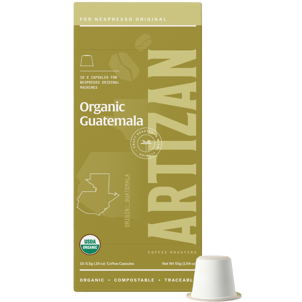 Artizan Organic Guatemala Robusta Espresso Capsules – 10 Count