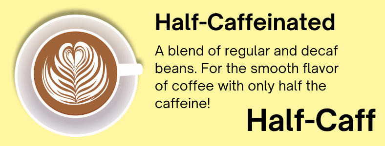 Half-Caff Coffee Blend – 50% Caffeine, Swiss Water® Decaf | Bendix Coffee Roasters - Shop Coffee Hobby