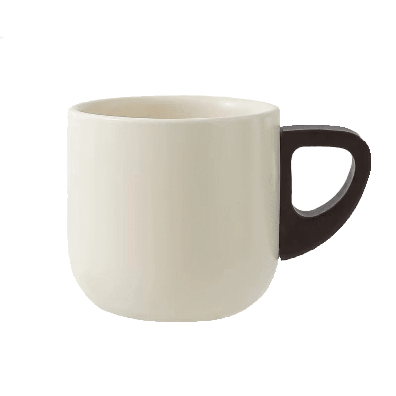 Handcrafted Ceramic Espresso Cup with Wooden Handle - Shop Coffee Hobby
