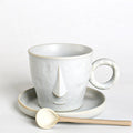 Handmade Ceramic Latte Mug with Handle, 310ml - Shop Coffee Hobby